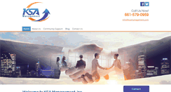 Desktop Screenshot of ksamanagement.com