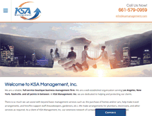 Tablet Screenshot of ksamanagement.com